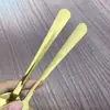 Cuchara de Acero Inoxidable, Cuchara Dorada para Comer en Casa, Cuchara para Comer en Restaurante, Cuchara para Sopa, Cuchara para Niños Estudiantes, Cuchara para Postre