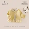Abrigo para Niñas 2026 Otoño Nuevas Llegadas Ropa para Bebés Pequeños Niños Manga Larga Cárdigan Ropa de Otoño para Bebé Niña Top Versátil Ropa de Abrigo