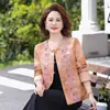 Nova Roupa de Outono Estilo Chinês para Mães Supermercado Alta Qualidade 2026 Novo Estilo Roupas Femininas para Meia-Idade e Idosos Moda Top com Bordado Pesado