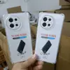Para Red Rice NOTE13PRO 4G Funda Anticaída para Teléfono Móvil Bolsa de Aire en las Cuatro Esquinas Anticaída Agujero Fino Cubierta Protectora Transparente de TPU