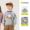 Chegada Nova 10% de DescontoMoletom de Lã Infantil Dudu Inverno Espessado Top Infantil Roupa de Menina Roupa Quente