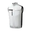 Novo Estilo de Verão Roupa com Ventilador para Prevenção do Calor de Verão e Resfriamento Refrigeração Ar Condicionado Roupa Sem Mangas Transfronteiriça Lazer ao Ar Livre Roupas de Trabalho Colete