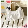 Bolso de Axila con Patrón de Estrellas Amarillo Nublado y Plateado para Niñas, Estilo Suave y Delicado, Adecuado para Compras, Citas y Salidas Diarias, Bolso Cruzado