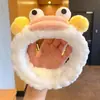 Versión Coreana Dibujo Animado Boca de Salchicha Divertida Diadema Celebridad de Internet Linda Maquillaje Lavado de Cara Cinta para el Cabello Estilo Princesa Aro para el Cabello Lavado de Cara para Mujeres