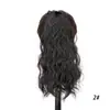 Perucas Atacado para Mulheres, Presilha de Garra para Rabo de Cavalo Curto, Cabelo Longo Cacheado Ondulado Grande, Cabelo Sintético Realista, Rabo de Cavalo Falso com Presilha de Garra de Aparência Natural