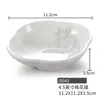 Kaiba Bol para Comer Arroz Bol Pequeño para Sopa Estilo Japonés Coreano Personalizado Creativo Hogar Comida Rápida Plástico Melamina Imitación Porcelana Comida