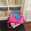 Nueva Bolsa de Viaje Corto Dopamina, Gran Capacidad, Colores Contrastantes, Bolso Cruzado para Viajes Diarios, Bolsa Deportiva para Natación y Fitness para Mujeres