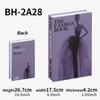 Moderno Simples Livro Falso Simulação Livro Decoração Revista Inglesa Decoração Livro Moda Luz Luxo Macio Fotografia Decoração