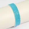 Pulsera Irregular de Nuevo Producto Transfronteriza Color Mixto Acrílico Elástica Ladrillo de Agua Cubo de Azúcar Cristal Pulsera Delicada Joyería Venta Caliente
