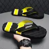 Chanclas sandalias de suela suave zapatillas frescas zapatos de playa para exteriores sandalias de tira antideslizantes sandalias de cuero de goma resistentes al desgaste para hombre