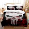 Venta Caliente Transfronteriza Serie Calaveras Juego de Cama de Tres Piezas Impresión Digital Amazon Comercio Exterior Textil para el Hogar Colcha