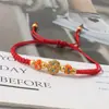 Pulsera trenzada Círculo Qiankun, estilo Nudo Chino, Símbolo de Manzana y Deseo, Fragmentos de Plata, 0 kg Atracciones Turísticas, Fabricante Transfronterizo, Venta al por Mayor de Joyería
