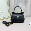 Bolsa Siciliana de Couro Texturizado com Estampa de Palma Transfronteiriça Aliexpress para Mulheres, Bolsa Pequena Transversal, Bolsa de Ombro, Estilo Minimalista Urbano