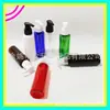 Botella con bomba de espiral de 120 ml, botella de gel de ducha, botella con bomba de loción, botella de hombro plano tipo pico de pato de 120 ML, botella de recarga de champú