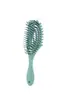 Pente Oval com Gradiente Transfronteiriço Vazado, Pente Oval Laqueado para Alisar Cabelo, Pente Oval para Modelar Cabelo Volumoso, Pente Oscilante