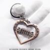 Llavero de Aleación de Amor DIY Regalo Pequeño Creativo Personalizado Construcción Personalizada Metal en Relieve Llave Colgante Memorial