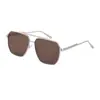 [Personalizado] Gafas de Sol Retro de Doble Varilla para Hombre Gafas de Sol Europeas y Americanas Ins de Montura Grande Gafas de Ciclismo Trendy para Exterior