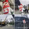 Esculturas Grandes Personalizadas de Fibra de Vidro de Personagens de Desenho Animado de Formato Irregular para Decorações de Portas Externas, Exposições Criativas em Jardins e Enfeites Temáticos de IP