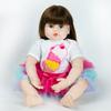 Roupas de Boneca Realistas Novas Mais Vendidas da Amazon 55cm, Conjunto de 2 Peças Moda Gravata Borboleta Saia Tutu Arco-Íris