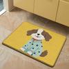 Dajiang Baño Hogar Inodoro Antideslizante Alfombrilla para Pies Alfombrilla Absorbente de Agua Alfombrilla para Piso Estilo Nórdico Alfombrilla de Secado Rápido para Entrada de Baño