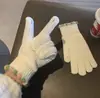 Luvas de Moda Tricotadas para o Inverno, Fofas e Quentes para Adultos, Adequadas para Ciclismo, Design de Dois Dedos Expostos, Unissex, Casais, Ano Novo, Estudantes