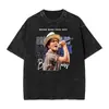 Camiseta Vintage Lavada Unisex Artista de Música Pop Bruno Transfronterizo 230GB Belleza de Marte Asombro