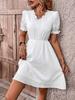 Vestido de encaje con escote en V jacquard de verano 2025 para mujer, nuevo en estación independiente, AliExpress, Amazon
