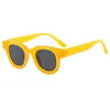 Novos Óculos de Sol Redondos da Moda, Estilo Europeu e Americano, Versáteis, Proteção UV, Moda Retrô, Adequados para Fotografia de Rua e Viagem