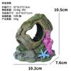 Artesanías de Rocalla de Resina, Decoración para Acuario, Adornos para Paisajismo, Set de Casa Escondite para Cangrejo Ermitaño, Dropshipping Transfronterizo