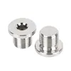 Acero Inoxidable 304 Tapón de Cabeza Hexagonal con Brida Tapón de Aceite Tapón de Tornillo Tapón Roscado Tapón de Garganta G1/81/41/23/4M8-60