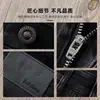 Jeans Masculino Grosso Europeu Outono e Inverno Cinza Fumê Moda Slim Cintura Média Stretch High-End Casual Perna Reta