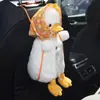 Caja de Pañuelos para Coche Transfronteriza Personalizada, Caja de Pañuelos y Papelera Creativa y Linda Dos en Uno para Interiores de Coche
