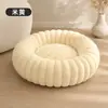 Cama para Pet de Veludo Reto de Alta Densidade, Cama para Gato Transfronteiriça, Cama para Cachorro Quente Espessa de Outono e Inverno, Almofada Donut para Pet