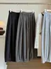 Calça cropped de cintura alta com cordão, perna larga, estilo casual coreano e japonês para mulheres, nova coleção de outono, calça de moletom casual solta e modeladora