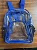 Mochila Transparente de PVC para Cross-Border da Amazon, Bolsa Escolar para Estudantes Masculinos e Femininos, Mochila Esportiva Fashion de Grande Capacidade Portátil para Uso Externo