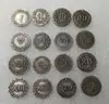 Artesanías antiguas griegas estilo 16 cobre plateado plata dólar de plata antiguo redondo plata al por mayor