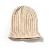 Cachemira 2026 Otoño/Invierno Nuevo para Mujer de Alta Gama Tejido de Punto Cálido para Exteriores Protección de Orejas Cable de Punto Casual Gorro Envolvente para la Cabeza
