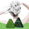 Sabão em Barra Shampoo de Folha de Platycladus Orientalis e Erva Usman Corante Imperador, Suave e Refrescante, Sabão Artesanal Controla a Oleosidade, Fofo e Limpo