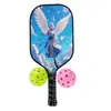 Raquete de Pickleball Sm001-1 de Fibra de Vidro Conjunto de Esportes ao Ar Livre para Crianças e Adultos