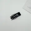 Pinza para el Cabello con Forma de Peine Grueso Negro de Gota de Agua para Fijar el Flequillo y Sujetar el Cabello en la Parte Posterior de la Cabeza para Mujeres
