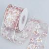 Fita de fio transparente floral unilateral Phnom Penh artesanal DIY arco acessórios para o cabelo Roupas Topper Chapéu Acessórios Flores Cinta