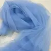 Serie azul tul guardería tema creación ambiental DIY decoración tela de creación ambiental decoración de boda al aire libre tela de malla