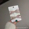 Pinza para el Cabello Rosa de Lunares para Niños, Tela, Lazo Pequeño, Par de Pinzas, Pinza Lateral, Pinza para Flequillo, Accesorios para el Cabello