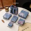 Caja de exhibición colgante de película de PE retráctil de estilo chino irregular, caja de almacenamiento de exhibición de joyería antioxidante, caja de embalaje para pulseras y brazaletes