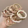 Gomas de Pelo de Colores Dopamina para Niños, Gomas de Pelo del Tamaño de un Pulgar, Alta Elasticidad, Bandas de Goma Duraderas, Cuerdas Trenzadas para el Cabello, Accesorios para el Cabello que No Dañan el Cabello para Mujeres