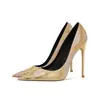 Sapatos de Salto Alto com Bico Fino e Estampa de Cobra para Mulheres, Salto Fino, Estilo Europeu e Americano de Designer com Decote Baixo, Sapatos Elegantes para Festa, Coleção Primavera e Outono 2026