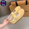 Sapatos Esportivos Brancos Planos Respiráveis Sapatos Individuais Femininos 2026 Novo Estilo Quente Primavera Outono Velcro Sapatos de Treino Alemães Sapatos Femininos