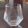 Chuangsite Novo Copo de 300ml com Padrão de Tecido Hexagonal Copo de Água Copo de Suco Copo de Whisky