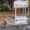 Triciclo barraca de rua novo meia-idade e idoso pedal idoso triciclo pequeno leve pedal triciclo de carga