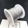 Hilos Metálicos Dorados y Plateados para Manualidades, Hilo Iridiscente para Envolver, Hilo para Borlas, Alambre para Pulseras y Collares, Cuerda Trenzada Hecha a Mano, Metabo